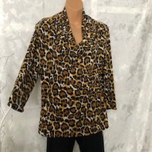 GRACE -  LEOPARD-PRINT TOP